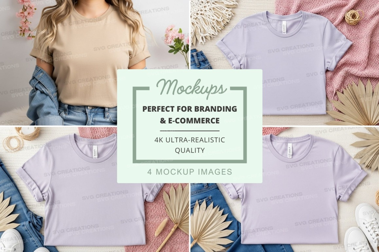 Casual summer fashion mockup