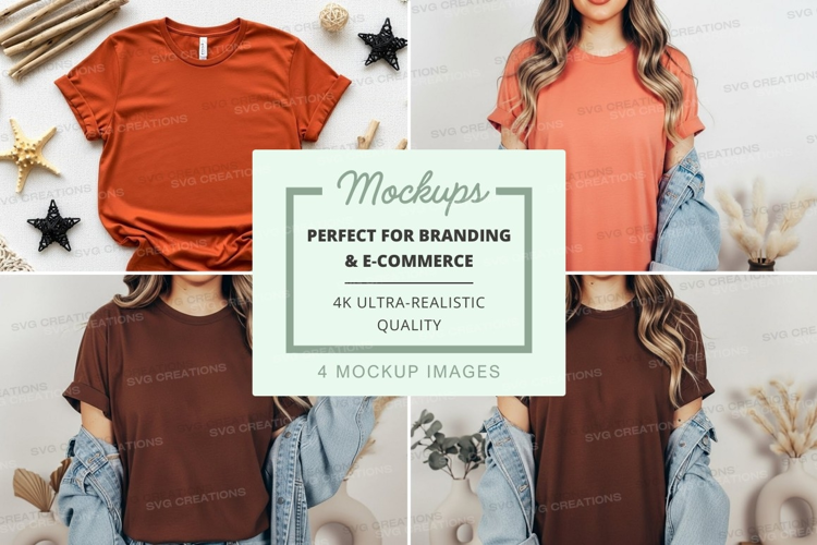 Casual t-shirts mockup