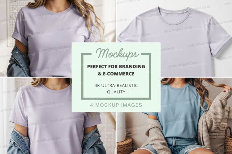 Casual t-shirt mockup