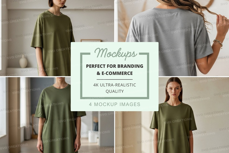 Casual t-shirts mockup