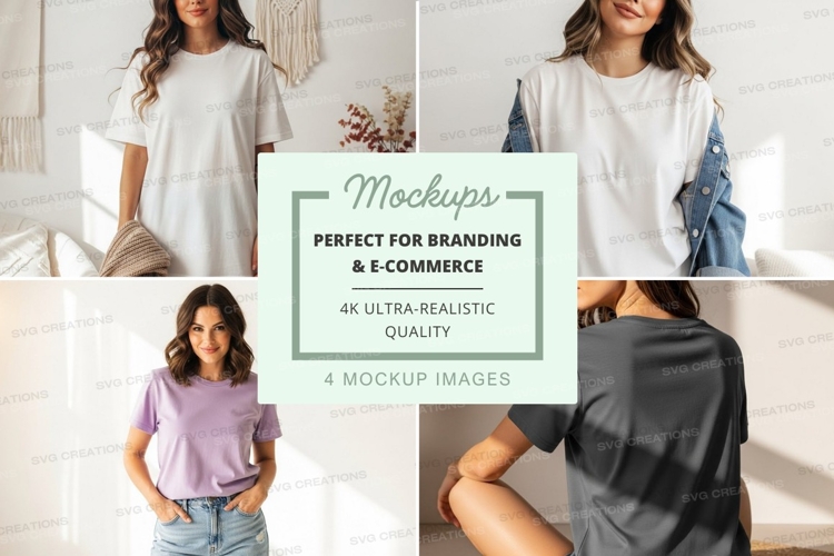 Casual t-shirts mockup