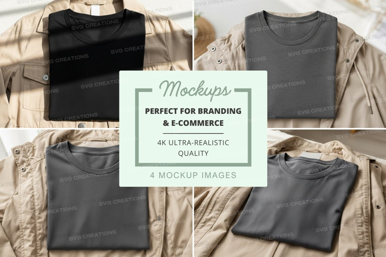 Casual t-shirt mockup
