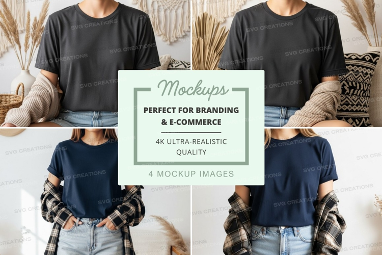 Casual t-shirt mockup