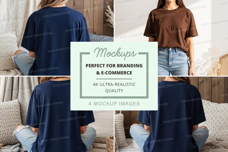 Casual t-shirt mockup example image 1