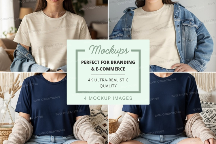 Casual and stylish outfits mockup