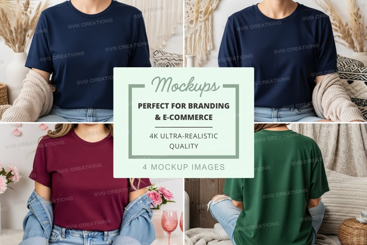 Casual t-shirt mockup