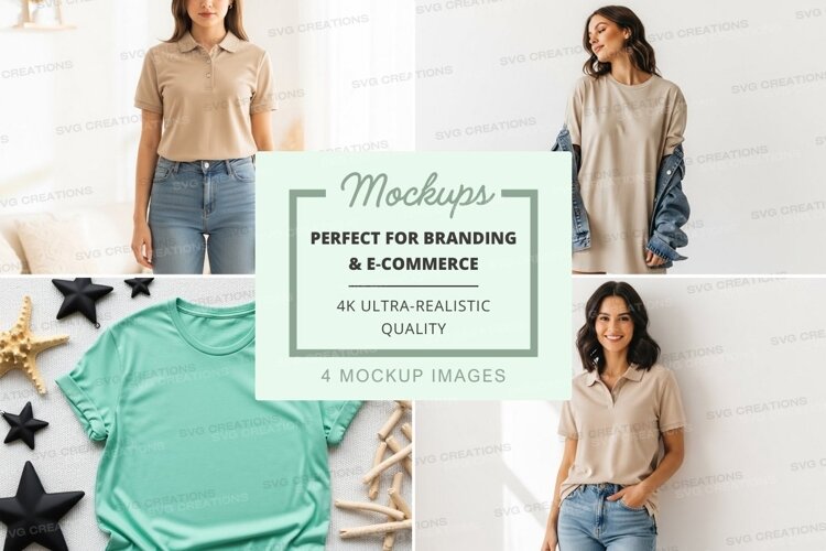 Casual summer fashion mockup example image 1