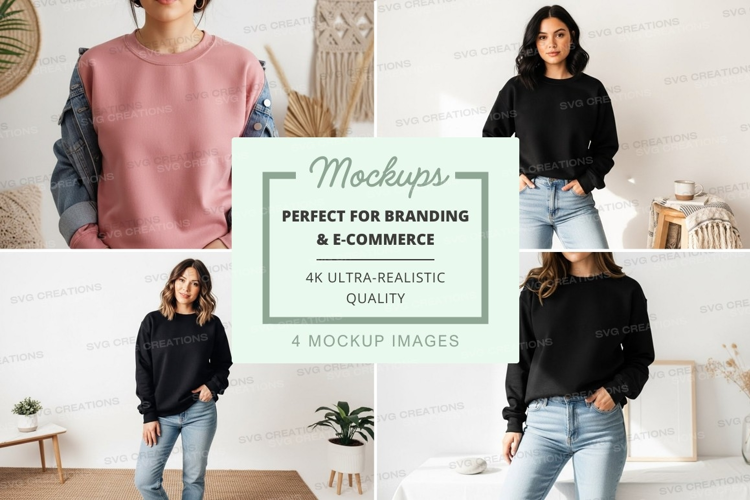 Casual hooded sweatshirts mockup