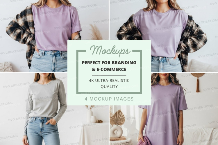 Casual summer fashion mockup