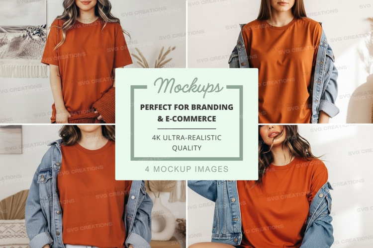 Casual autumn fashion mockup