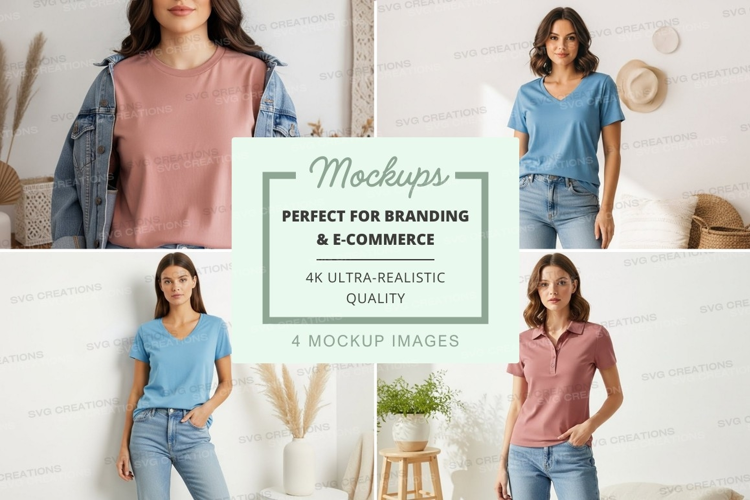 Casual t-shirts and polo shirts collection