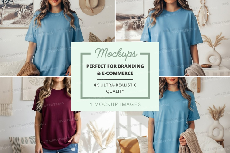 Casual t-shirts mockup