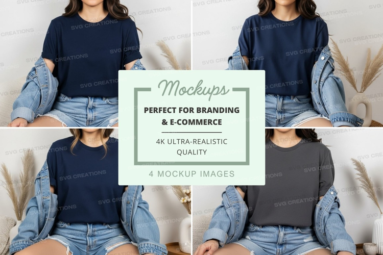 Casual outfit mockup