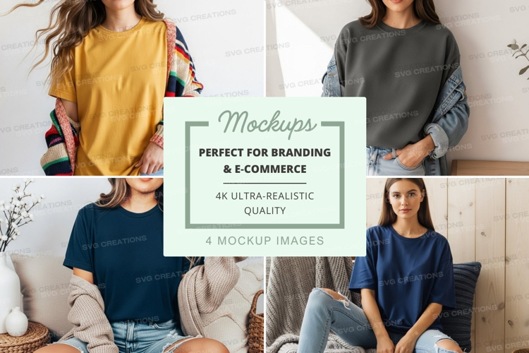 Casual and comfortable indoor fashion mockup