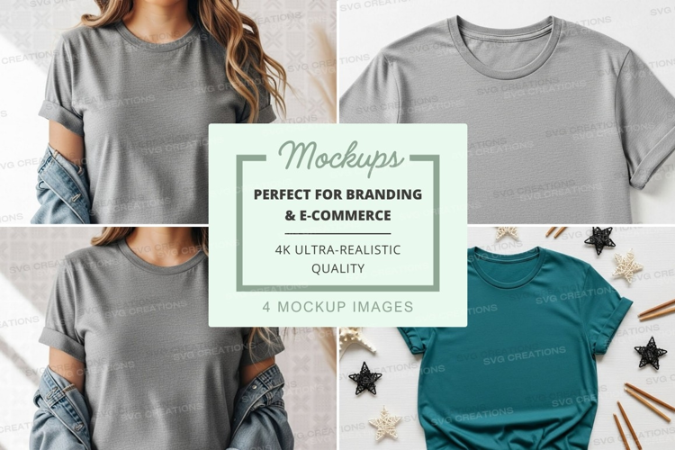 Casual t-shirts mockup