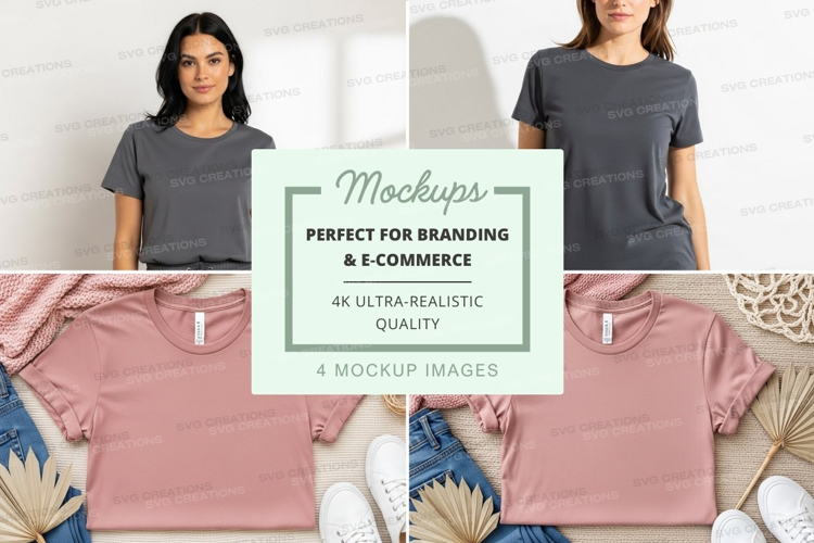Casual t-shirts mockup