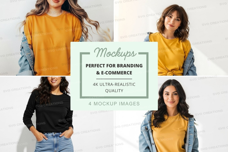 Casual and stylish tops mockup
