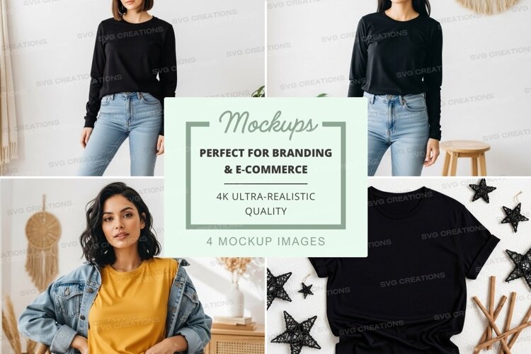 Casual and comfortable fashion mockup example image 1