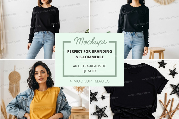Casual and comfortable fashion mockup