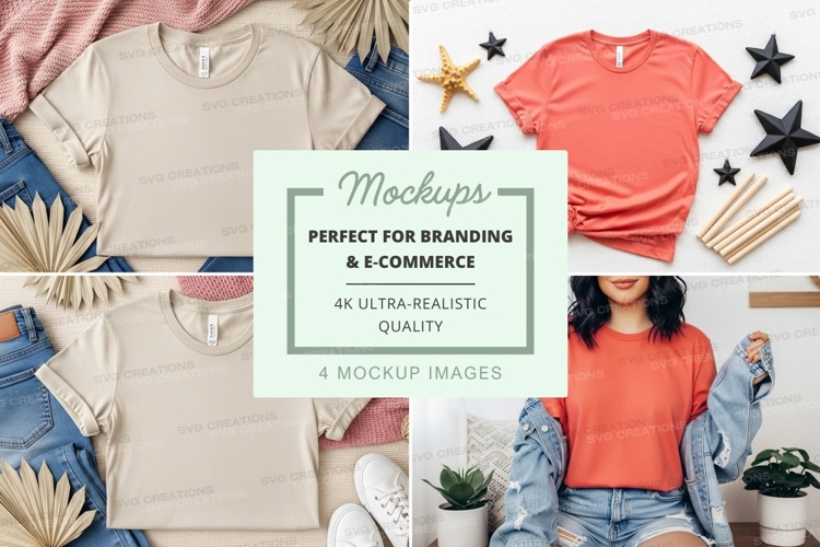 Casual summer fashion mockup