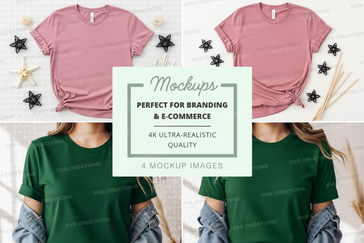 Casual t-shirts mockup