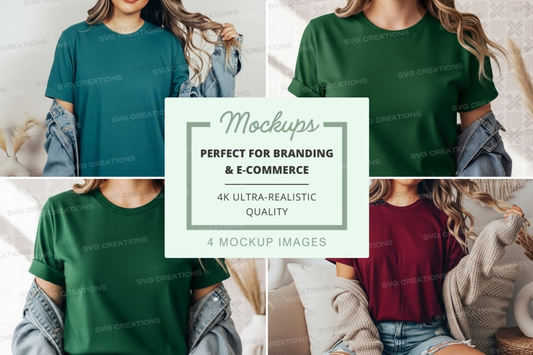 Casual t-shirts mockup