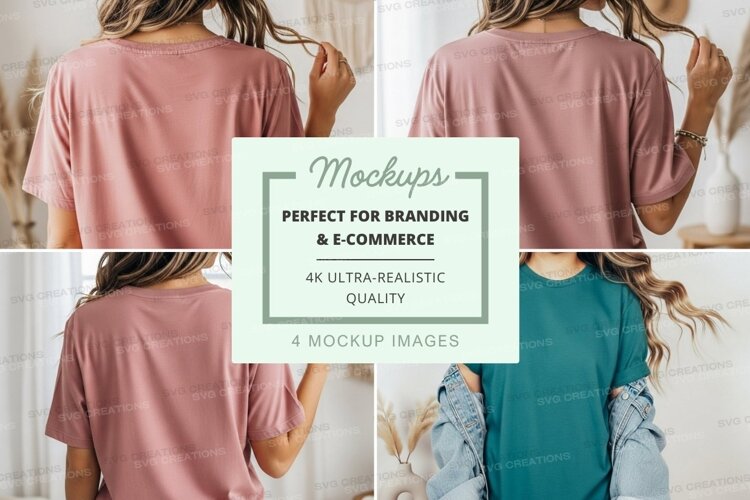 Casual t-shirt mockup example image 1