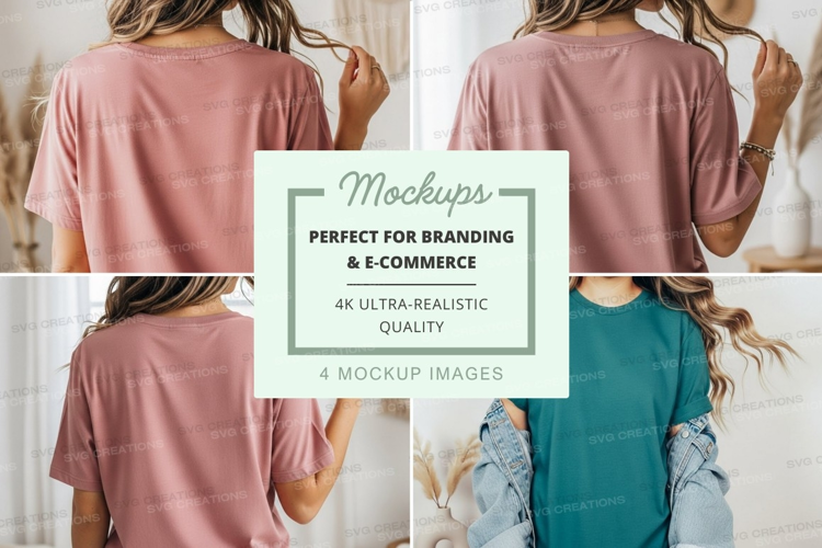 Casual t-shirt mockup