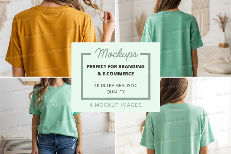 Casual t-shirts mockup