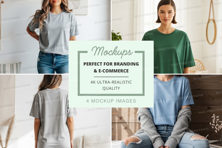 Casual t-shirts mockup