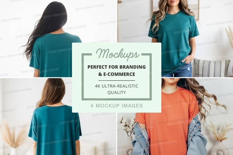 Casual t-shirts mockup