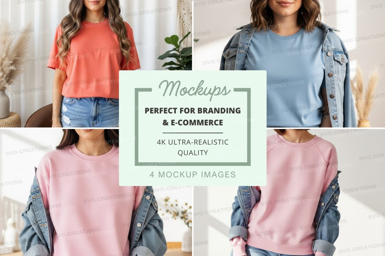 Casual t-shirt and sweatshirt collection