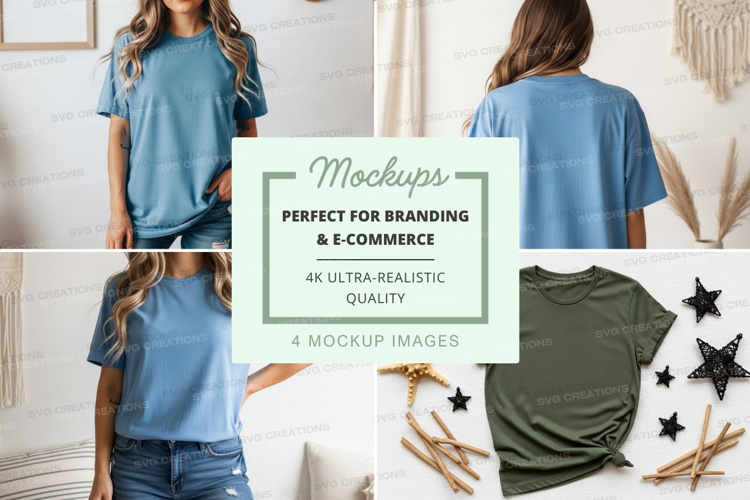 Casual t-shirts mockup