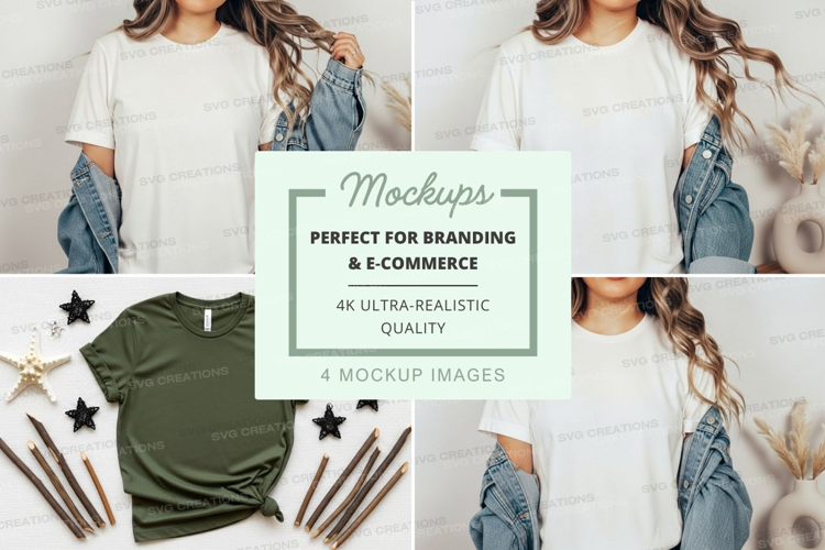 Casual and stylish t-shirt mockup