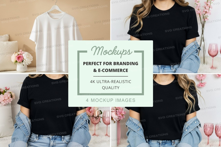 Casual t-shirt mockup