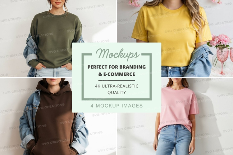Casual t-shirts and hoodies collection