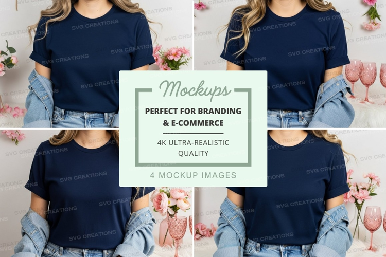 Casual summer outfit mockup