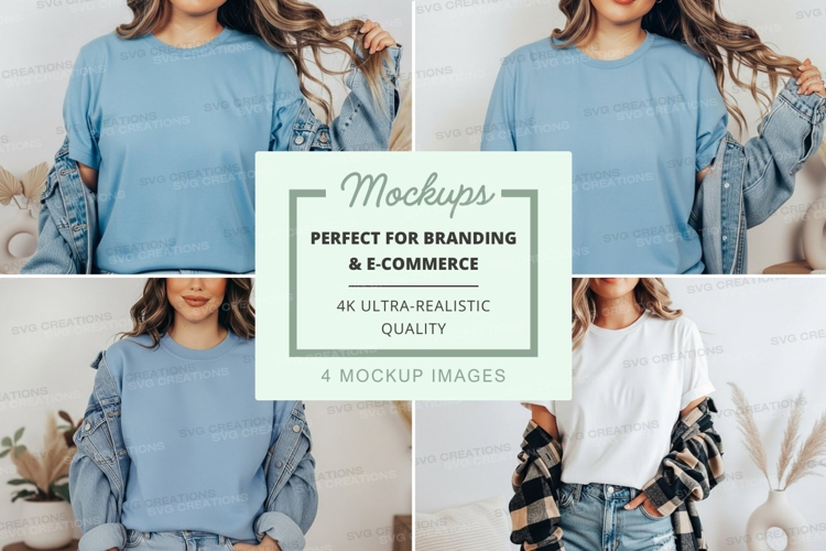 Casual and stylish outfits mockup
