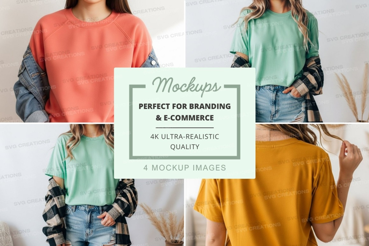 Casual sweatshirts mockup