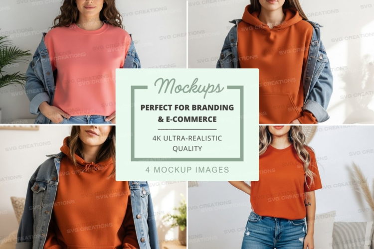 Casual t-shirts and hoodies collection