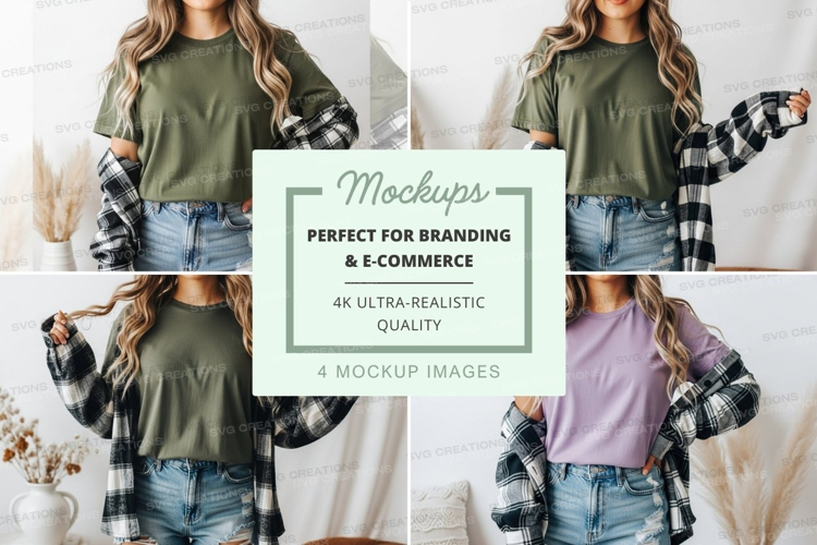 Casual outfit mockup
