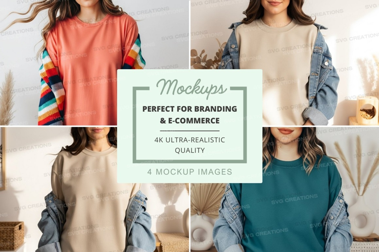 Casual and stylish sweaters mockup