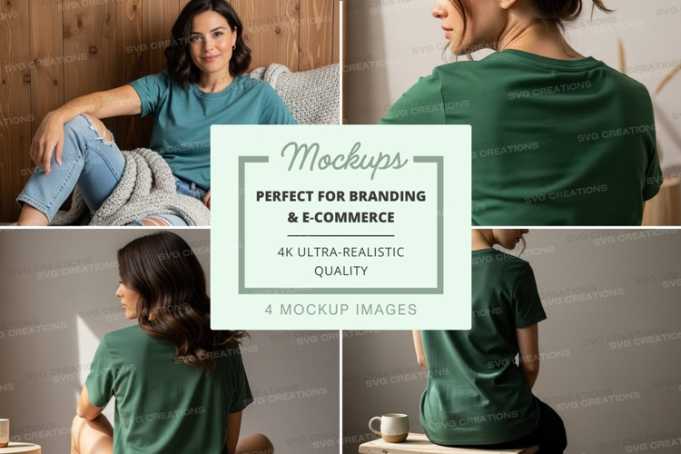 Casual relaxation mockup