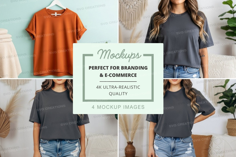 Casual t-shirt mockup