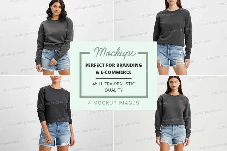 Casual summer outfit mockup