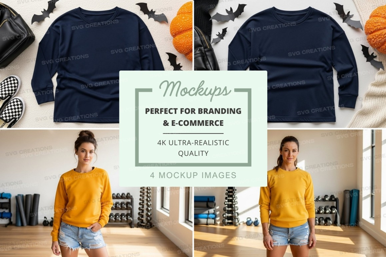 Halloween fitness mockup