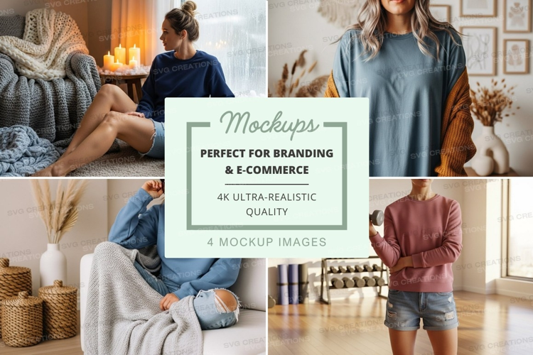 Cozy homewear mockup