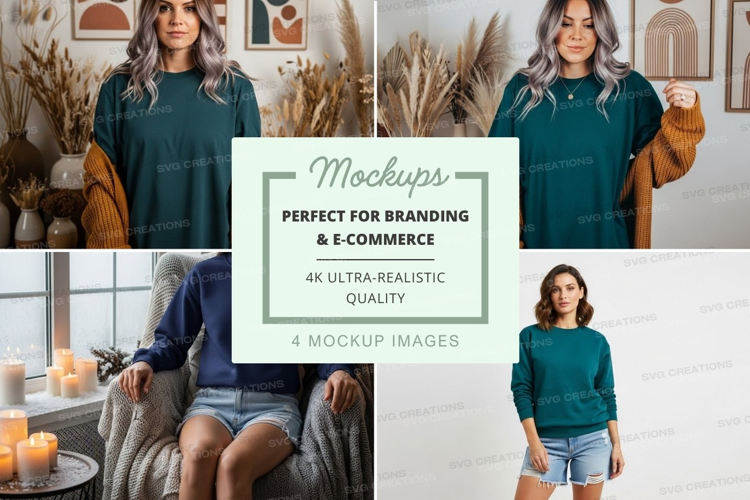 Casual sweaters mockup