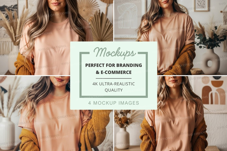 Cozy indoor lifestyle mockup