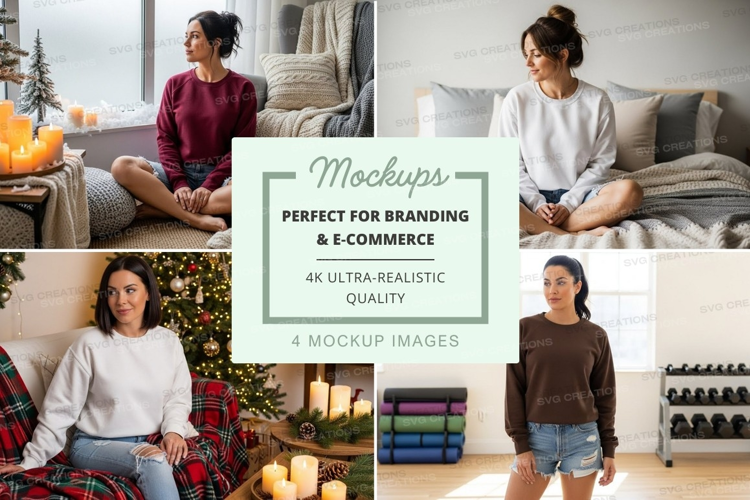 Holiday meditation mockup